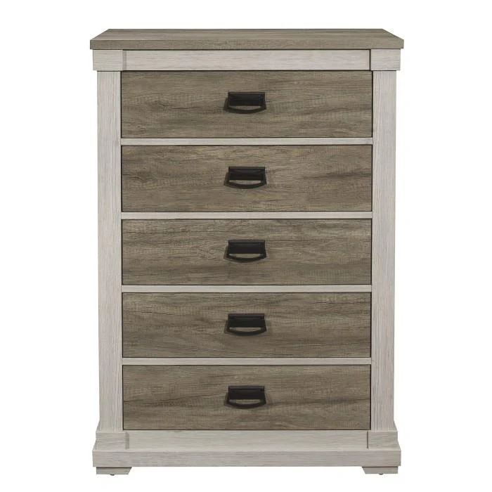 Arcadia Chest in White & Weathered Gray 1677-9