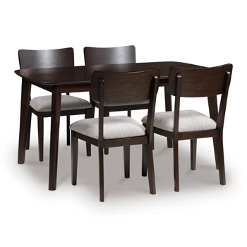 Mallenette Dining Table and 4 Chairs (Set of 5)