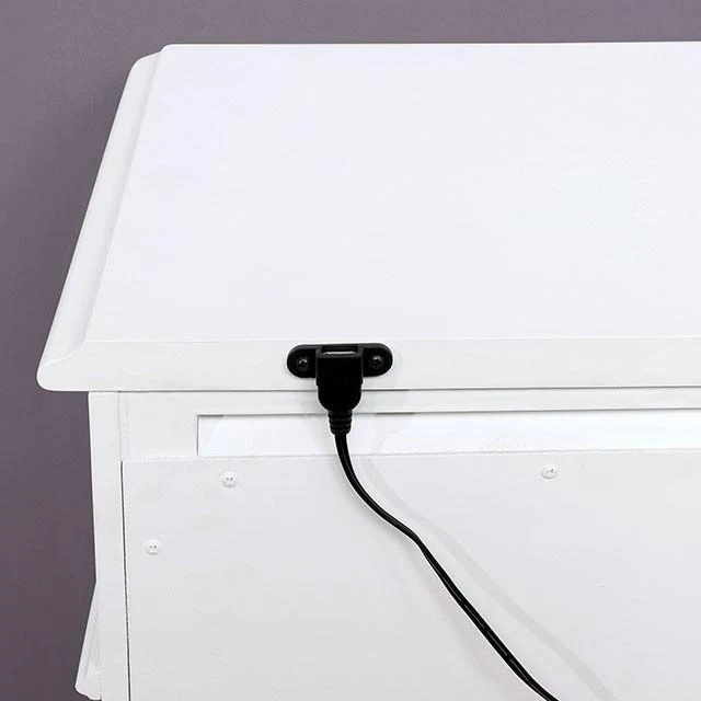 BELVA Night Stand w/ USB Outlet