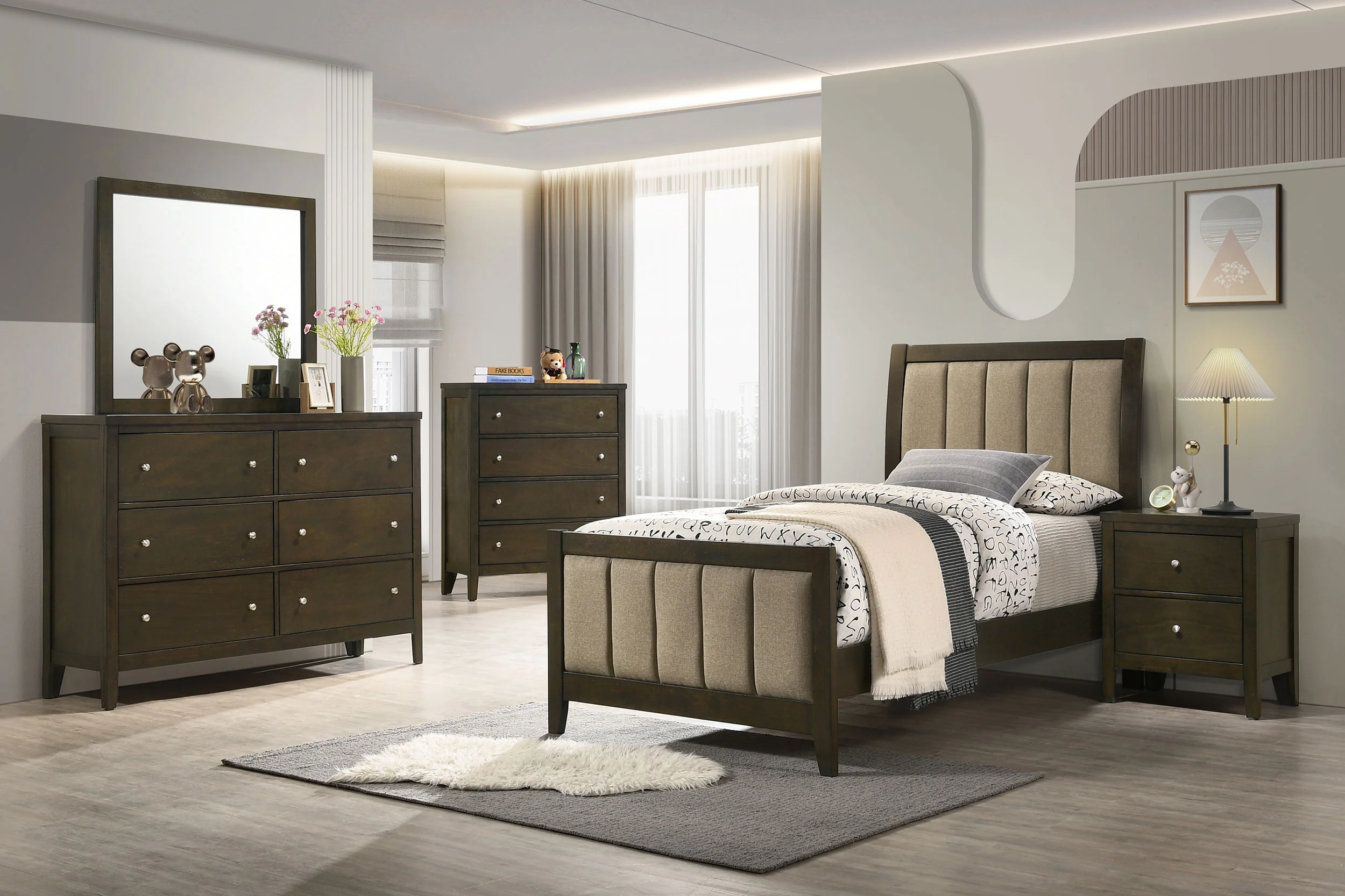 Wilkes 4 & 5 Piece Bedroom Set