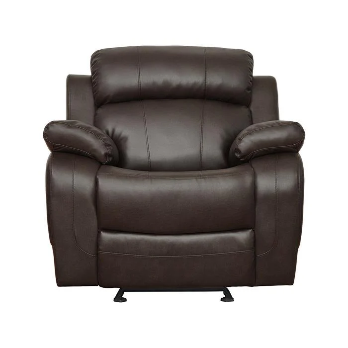 Marille Double Glider Reclining Chair in Brown