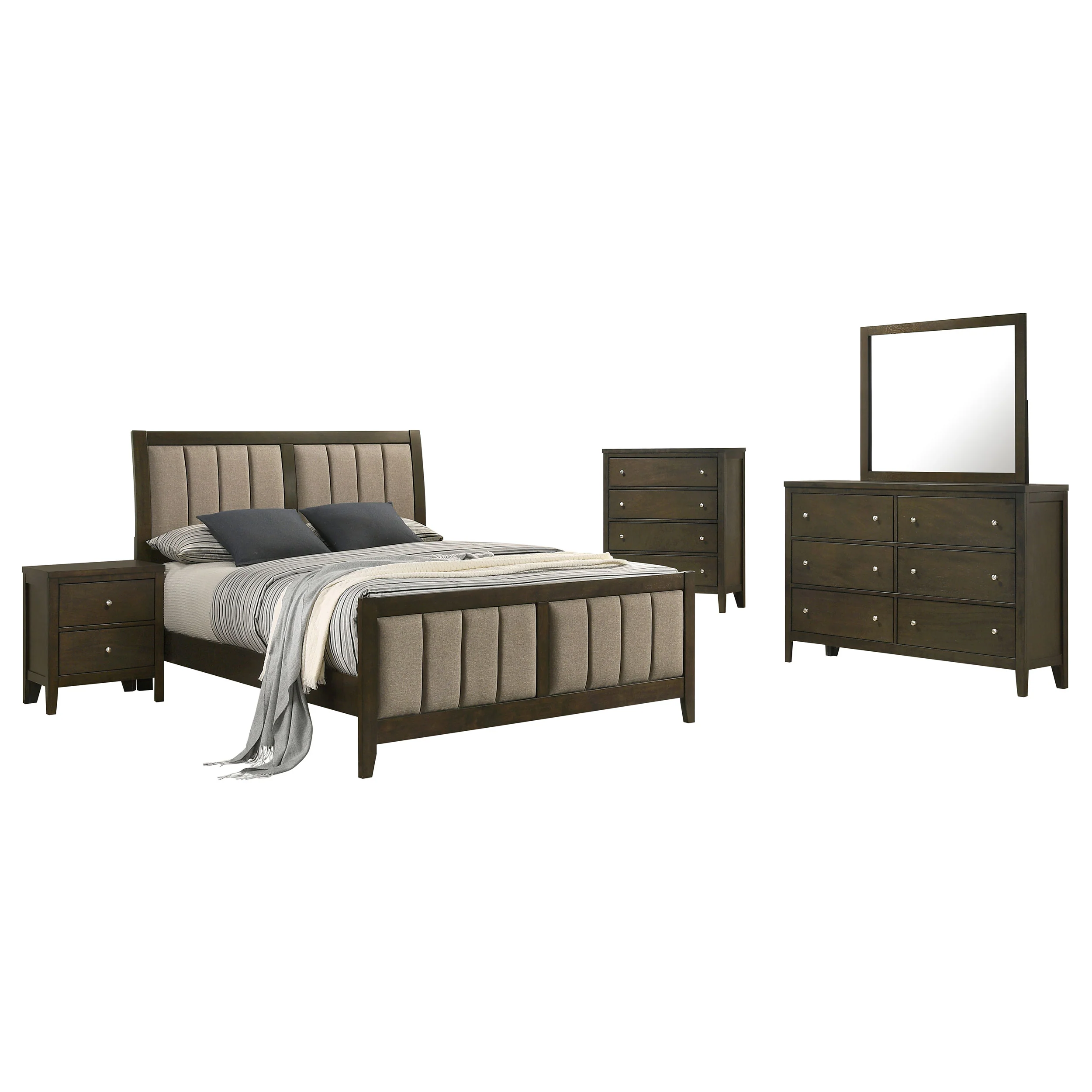 Wilkes 4 & 5 Piece Bedroom Set