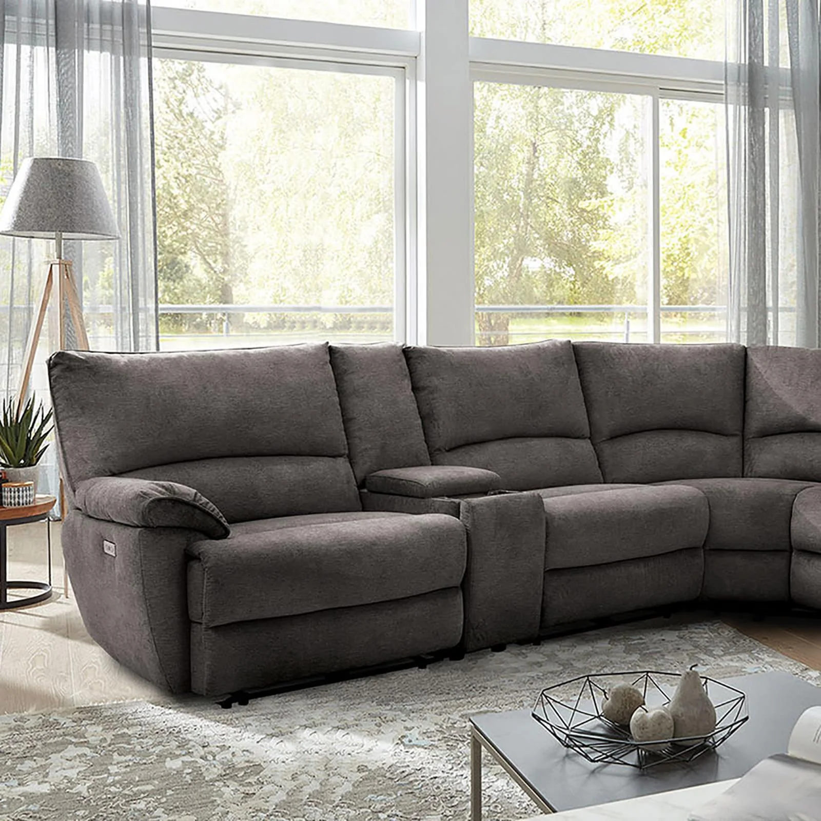 CERELIA Power Sectional, Gray