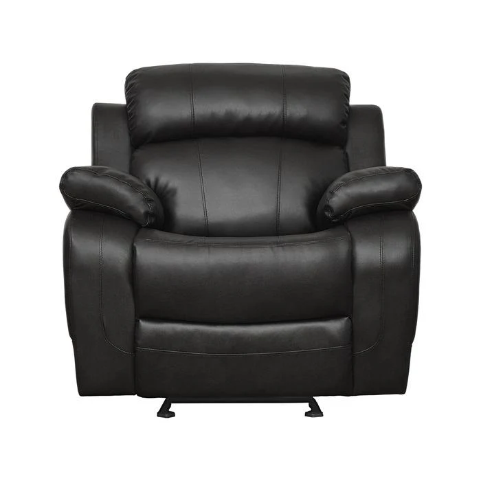 Marille Double Glider Reclining Chair in Black