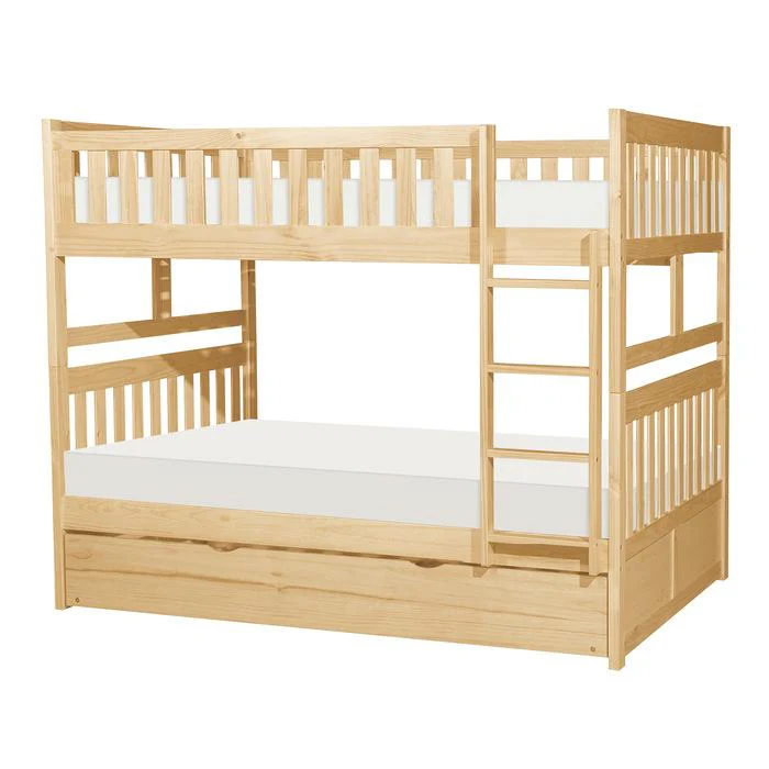 B2043FF-1R - (4) Full/Full Bunk Bed with Twin Trundle