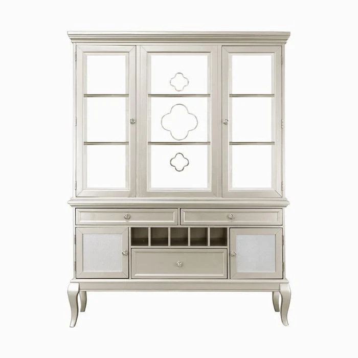 Crawford Buffet and Hutch in Silver 5546-50