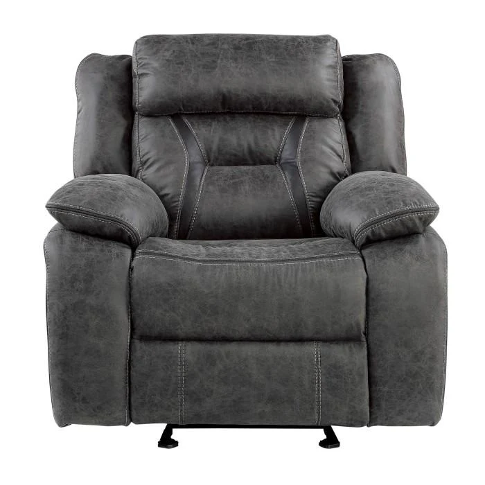 Madrona Hill Glider Reclining Chair in Gray 9989GY-1