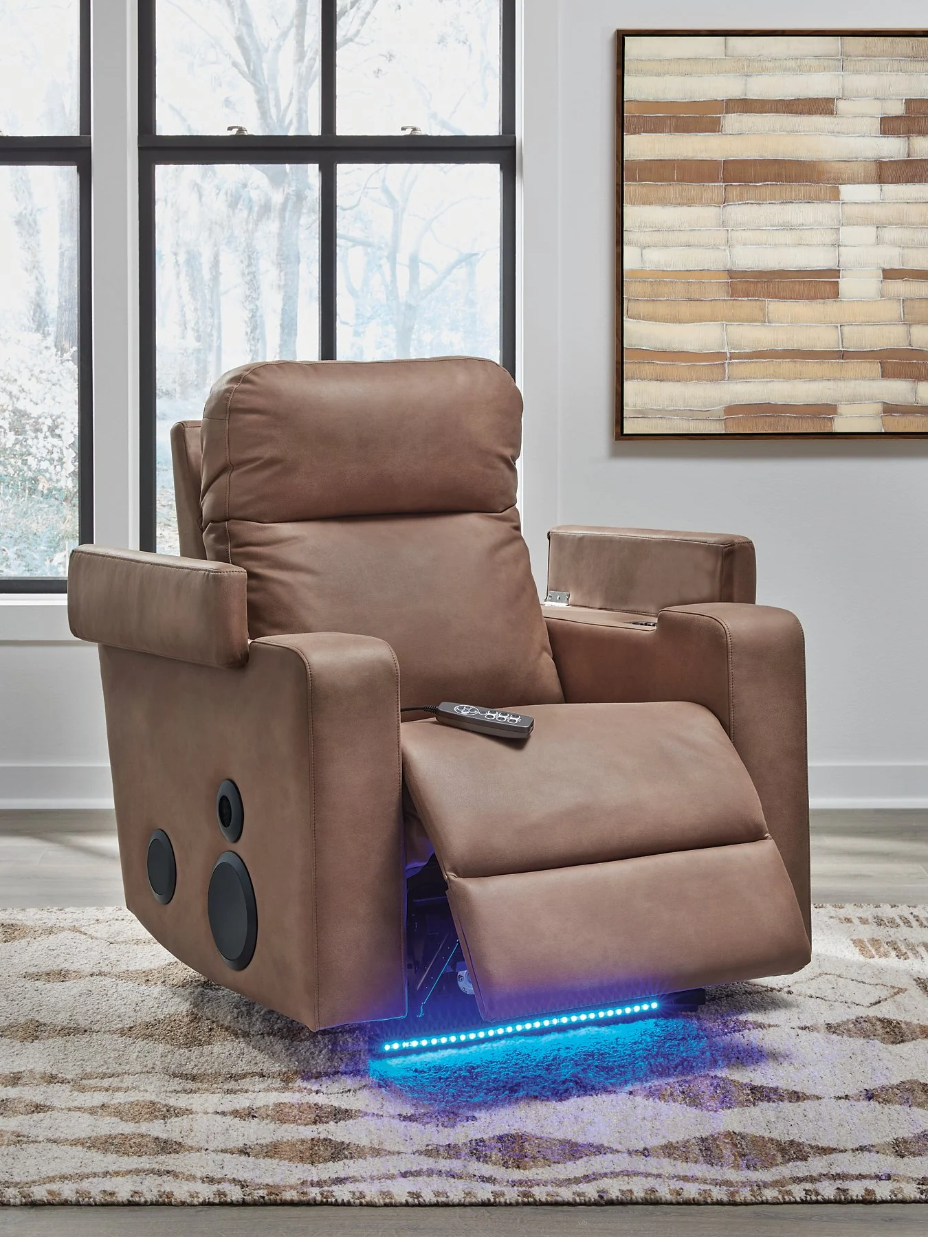 Lorrenton Power Glider Recliner with Audio System
