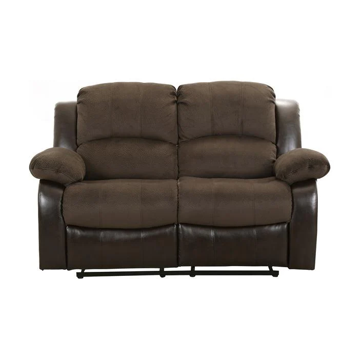 Granley Double Reclining Loveseat in Chocolate 9700FCP-2