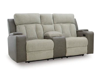 WhipLash Power Reclining Loveseat with Console