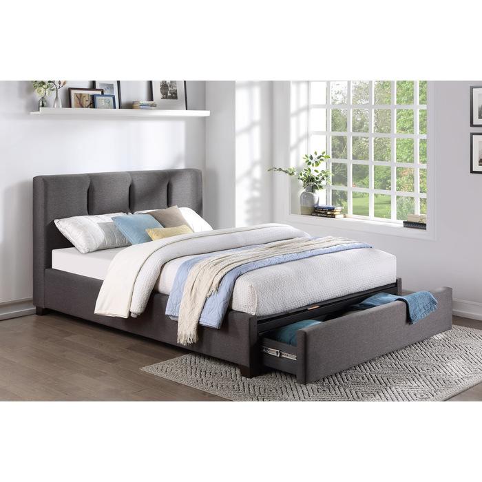Aitana (4) Queen Platform Bed with Storage Footboard