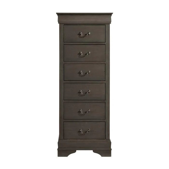 Mayville 6 Drawer Lingerie Chest in Gray 2147SG-12