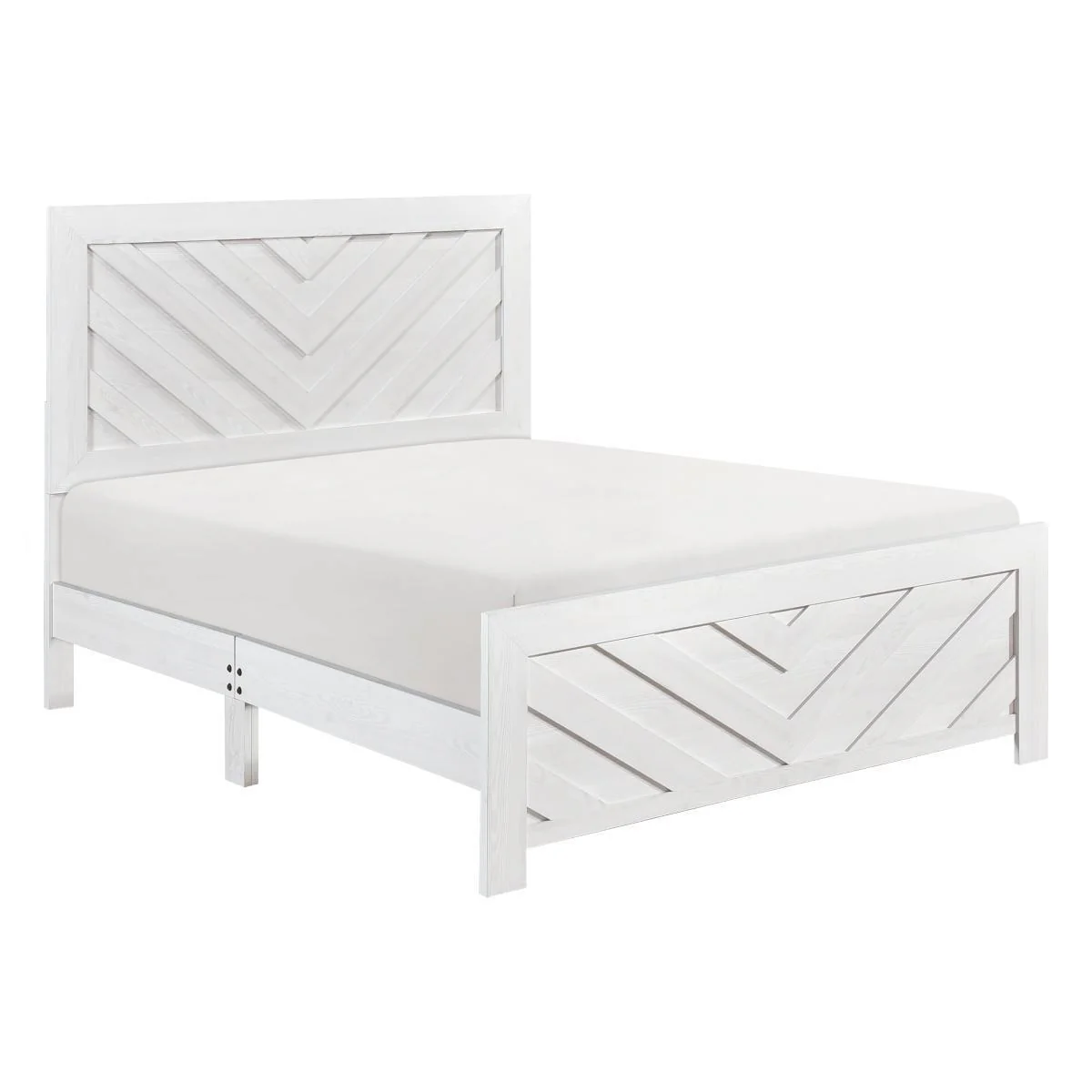 Corbin California King & Eastern King Bed White