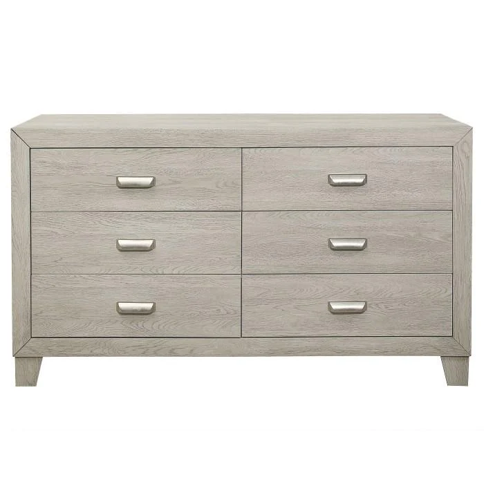 Quinby 6 Drawer Dresser in Light Brown 1525-5