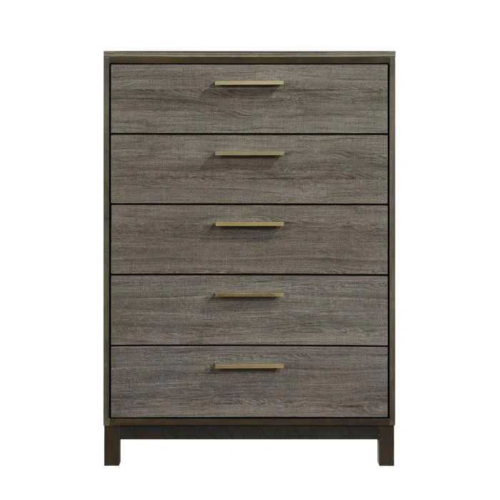 Vestavia 5 Drawer Chest in Gray 1936-9