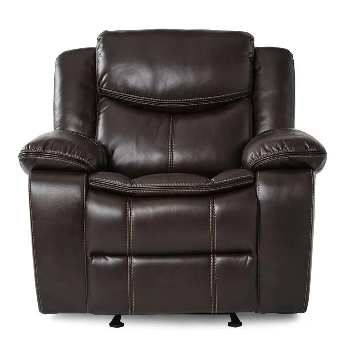 Bastrop Glider Reclining Chair in Brown 8230BRW-1
