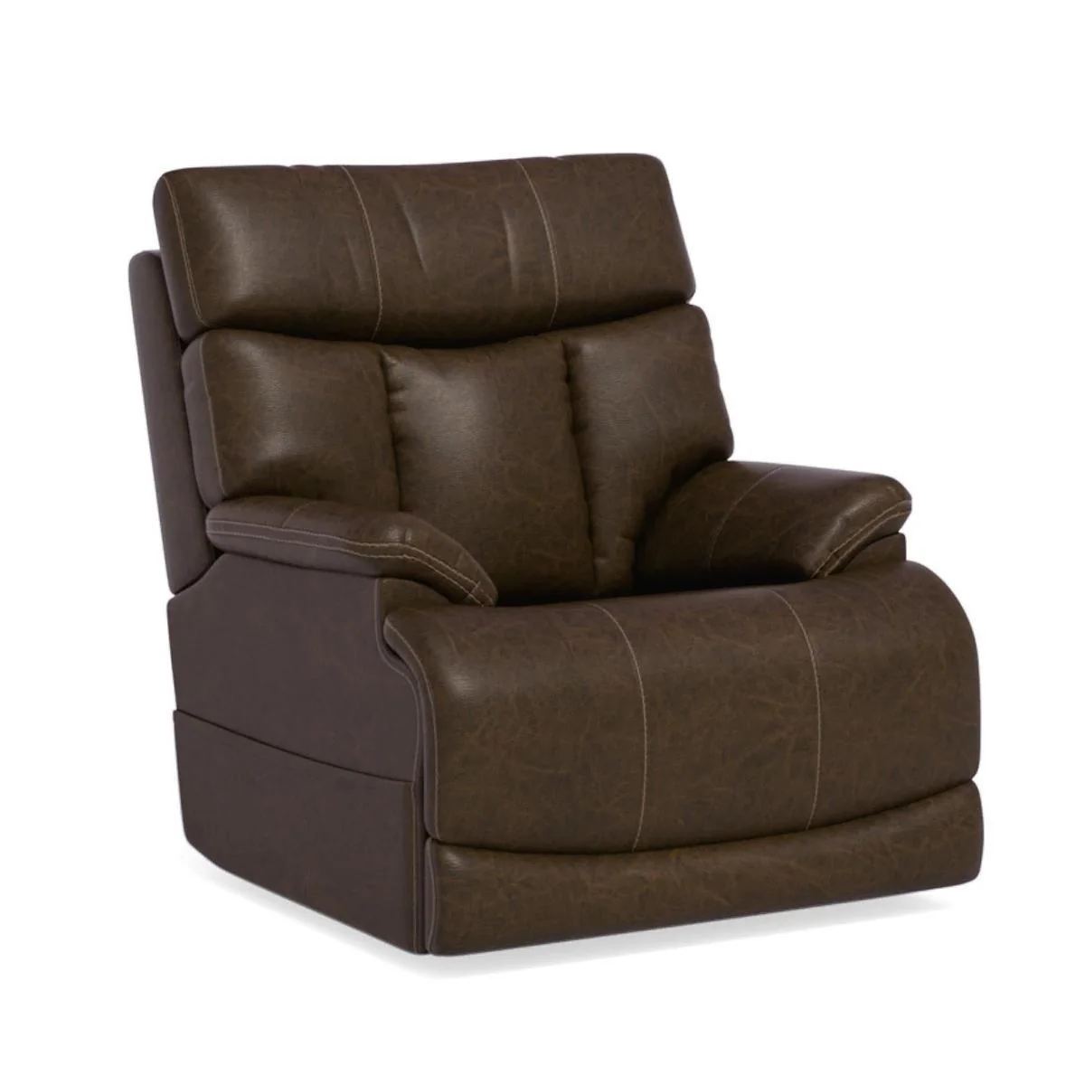 Flexsteel Clive Power Recliner with Power Headrest and Lumbar