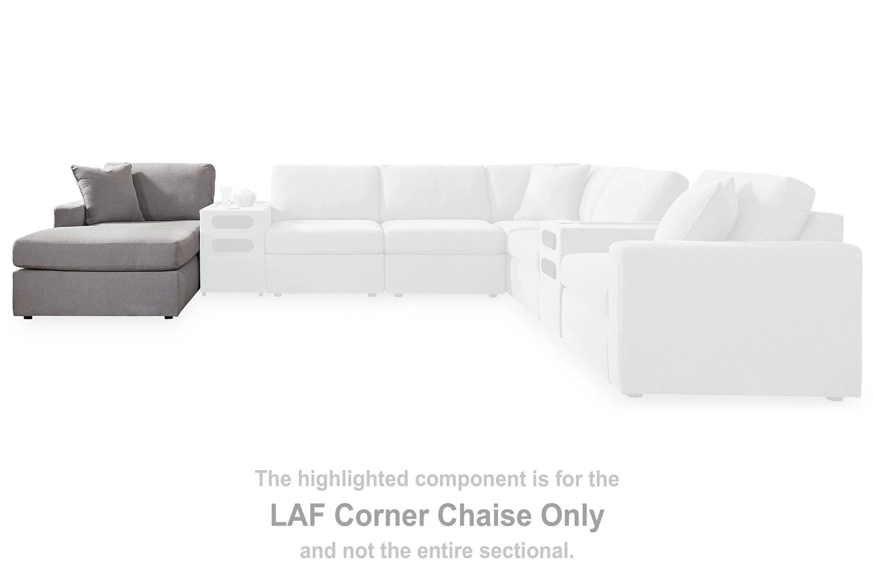 Modmax 5 Piece Sectional with Audio Console