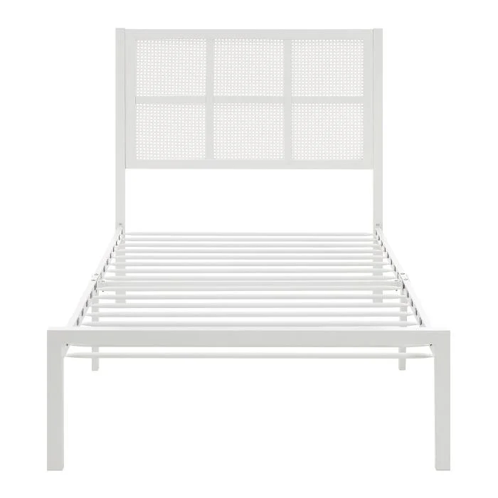 1635WHT-1-Youth Twin Platform Bed