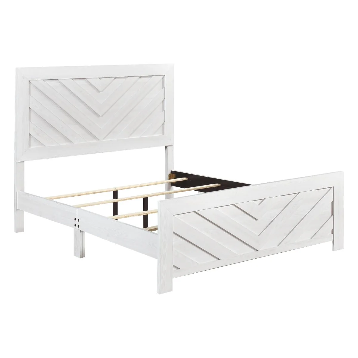 Corbin California King & Eastern King Bed White