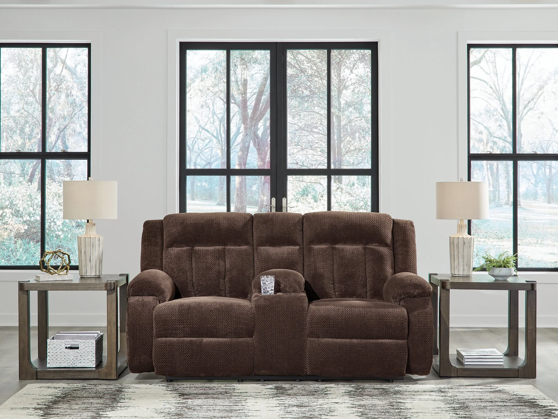 Observation Power Reclining Loveseat with Console