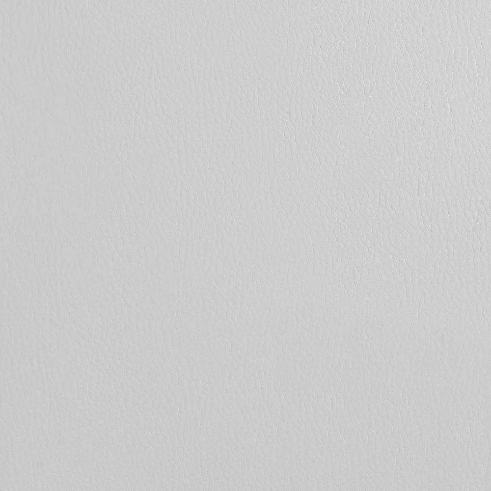 Bowman Round Upholstered Ottoman White