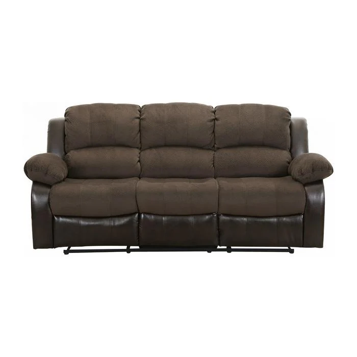 Granley Double Reclining Sofa in Chocolate 9700FCP-3
