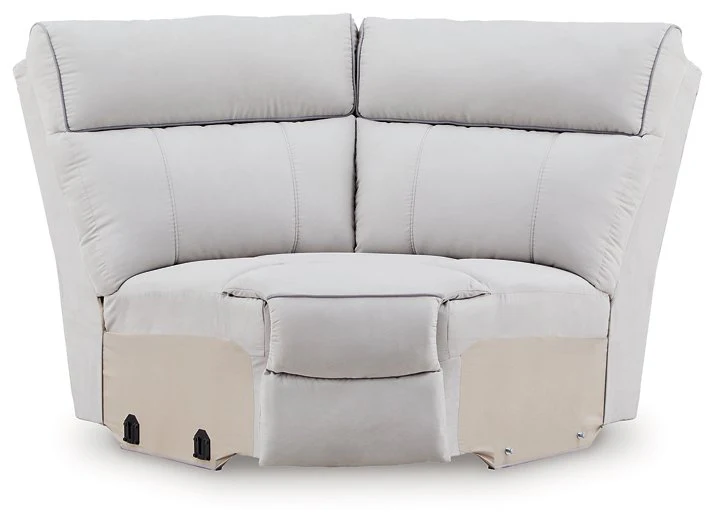 Social Pointe Reclining Sectional with Storage Console