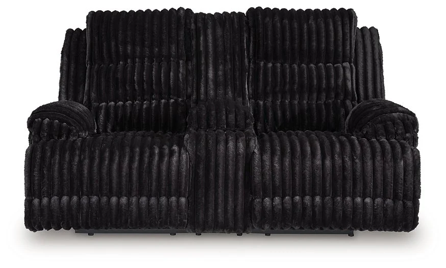 Rhine Falls Reclining Loveseat with Console