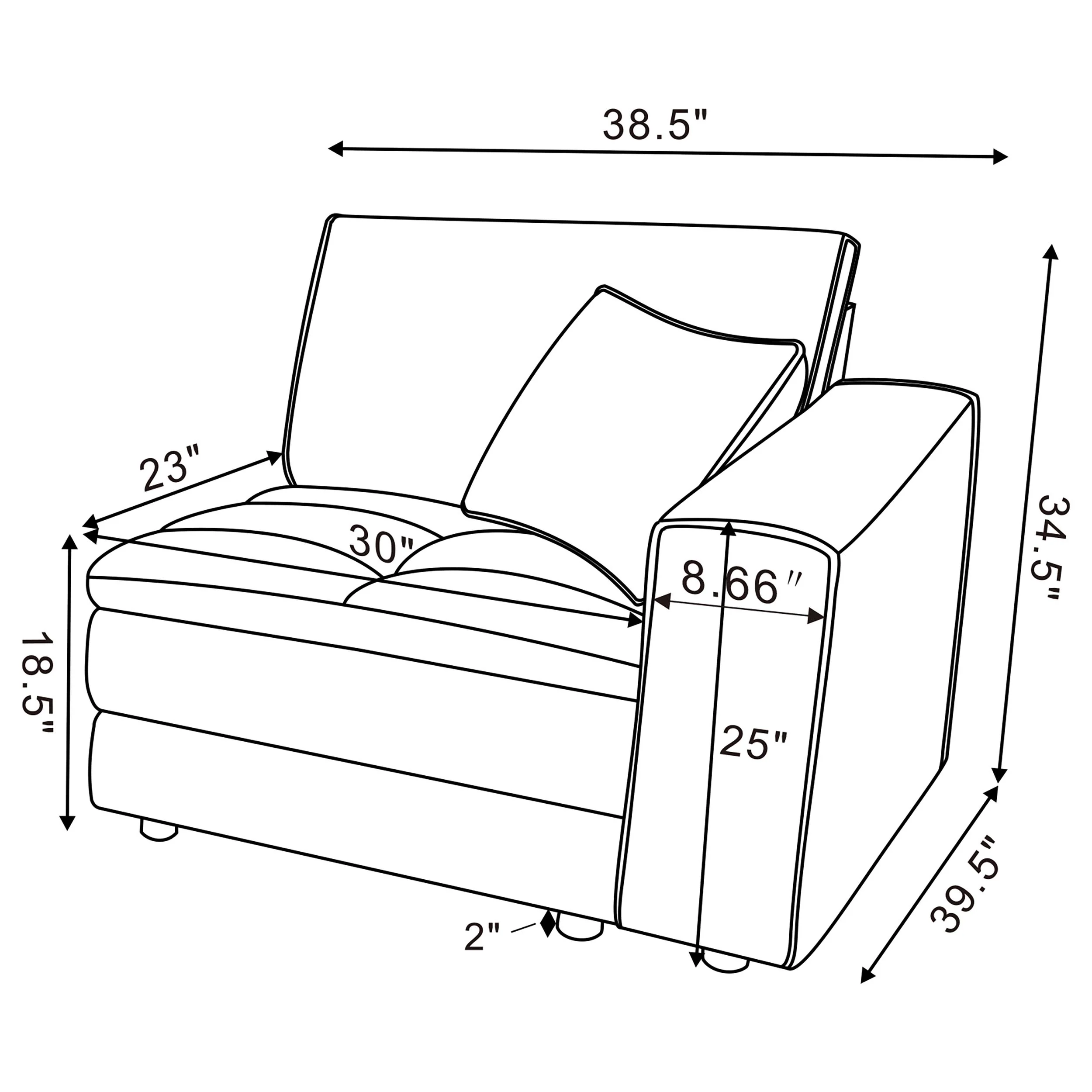 Atlantic Side Chair Sectionals