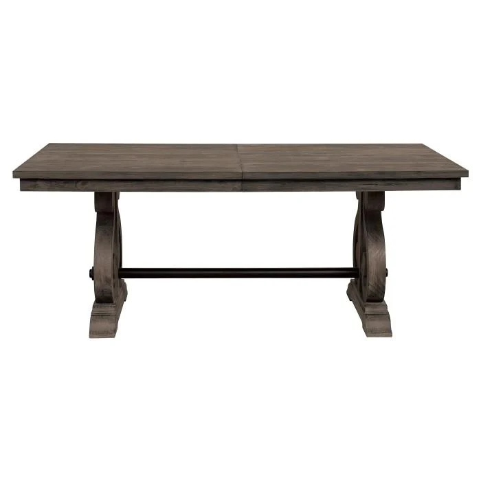 Toulon Dining Table in Dark Pewter 5438-96