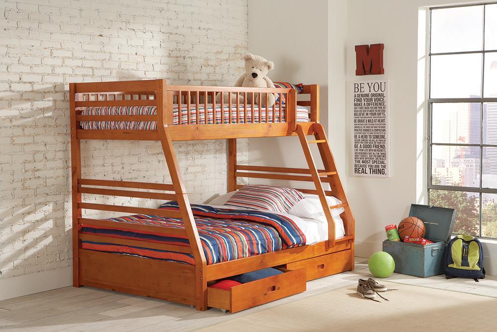Ashton Twin Over Full 2-drawer Bunk Bed