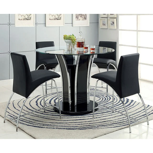 Mauna Counter Ht. Chair (2/Box) Black