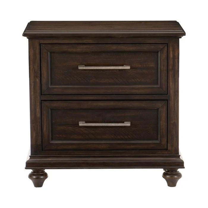 Cardona Nightstand in Driftwood Charcoal 1689-4