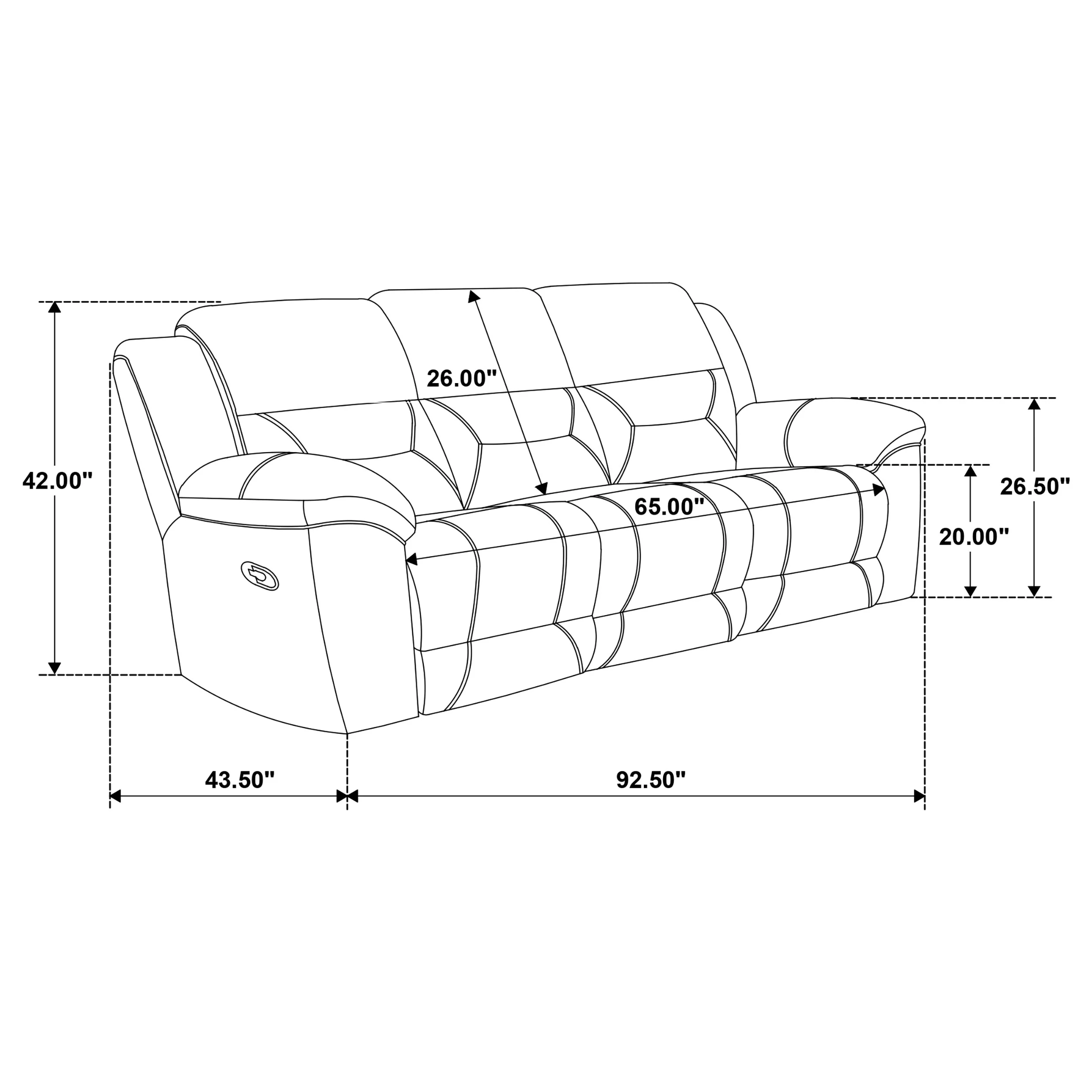 Gilson Reclining Sofa