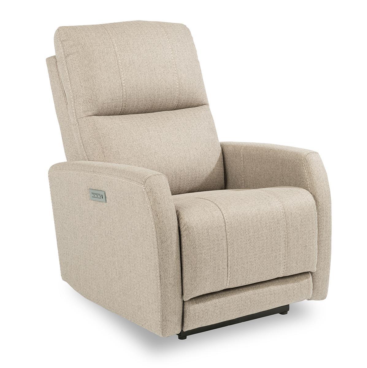 Flexsteel Sadie Power Recliner with Power Headrest and Lumbar