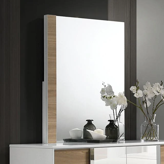 ERLANGEN Mirror, White/Natural