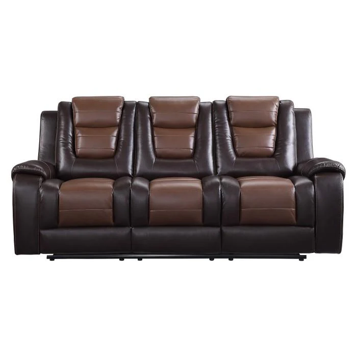 9470BR-3 - Double Reclining Sofa with Center Drop-Down Cup Holders