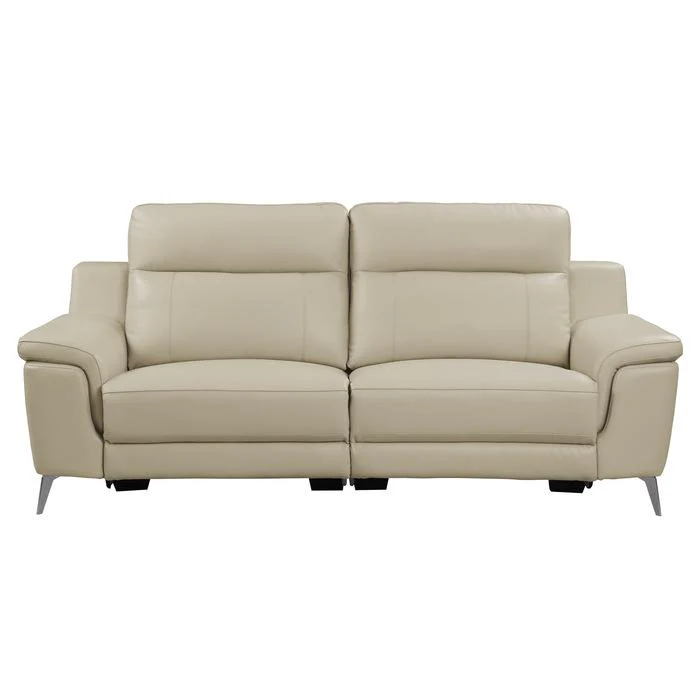 9360BEG-3PW - (2)Power Double Reclining Sofa