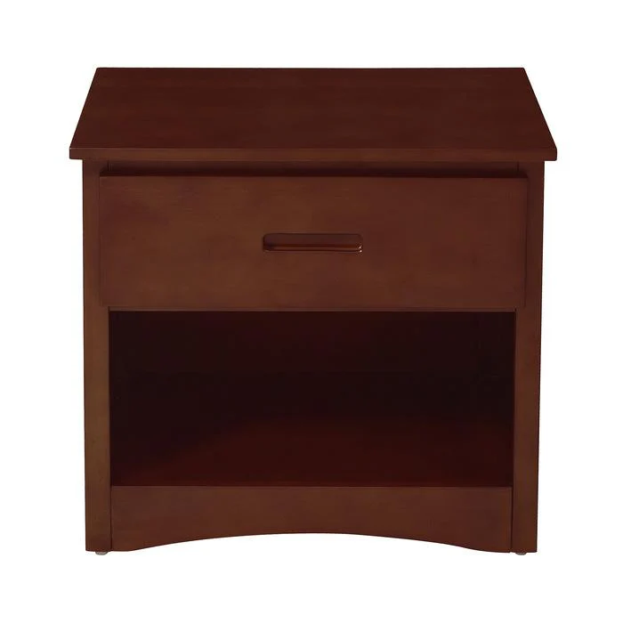 Rowe 1 Drawer Night Stand in Dark Cherry B2013DC-4