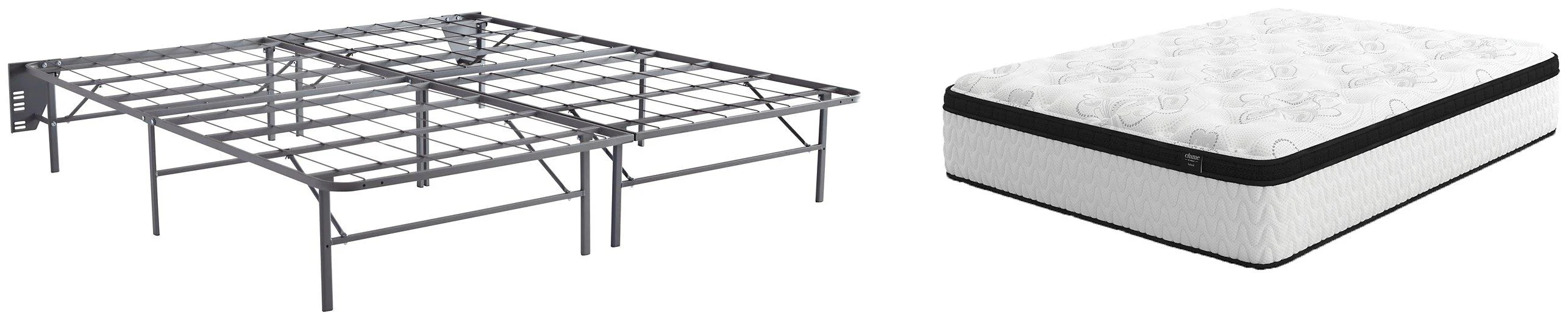 Chime 12 Inch Hybrid 2-Piece Mattress Package
