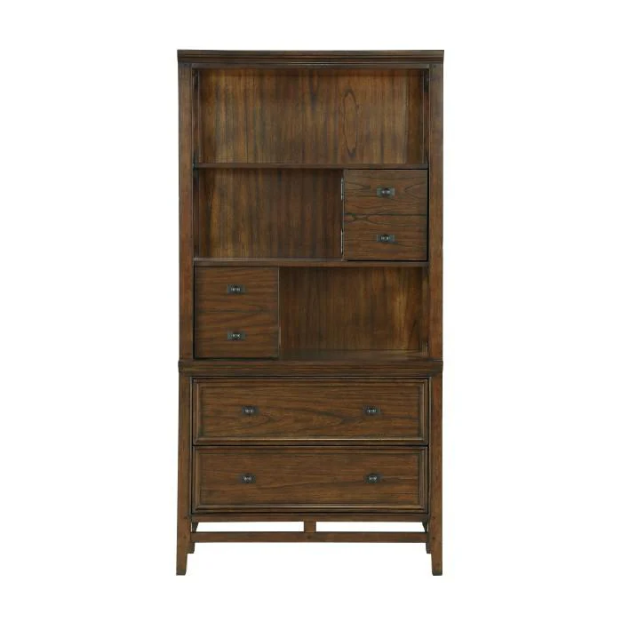 Frazier Bookcase in Brown Cherry 1649-18
