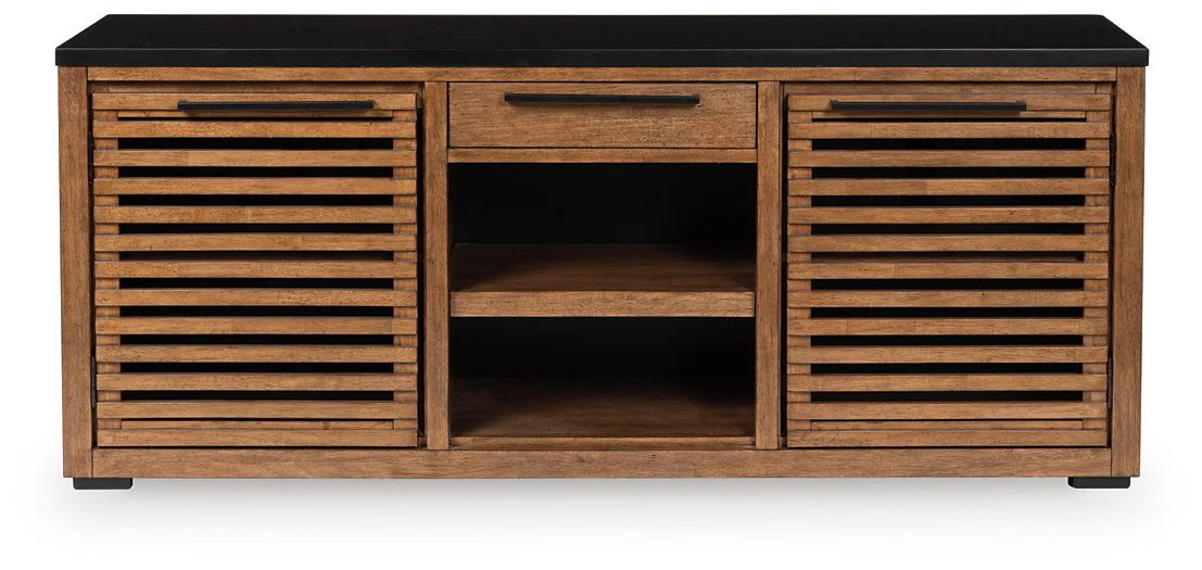 Kallari Credenza with Desk Return