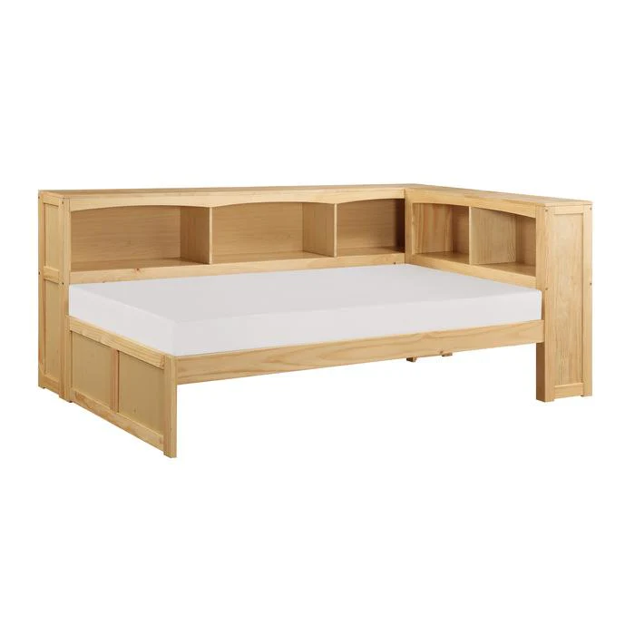 B2043BC-1BC - (3) Twin Bookcase Corner Bed