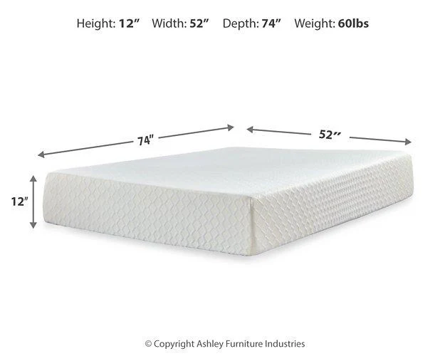 Chime 12 Inch Memory Foam Mattress in a Box