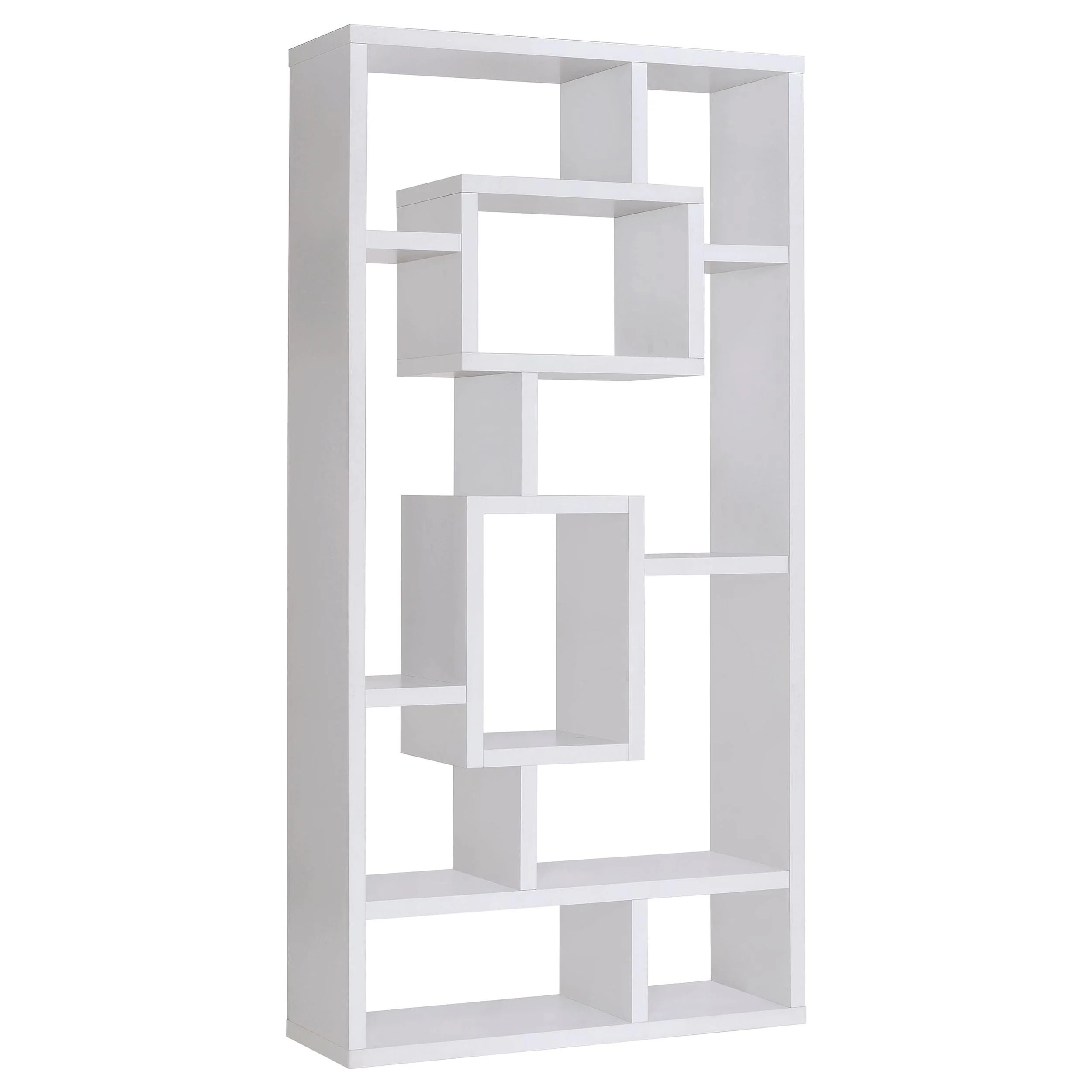Howie 10-shelf Bookcase White