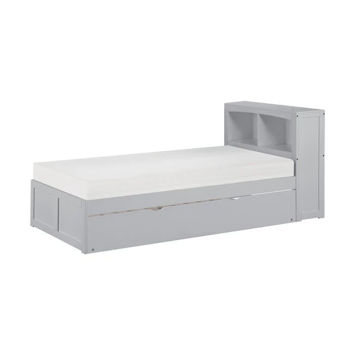 B2063BC-1R - (3) Twin Bookcase Bed with Twin Trundle