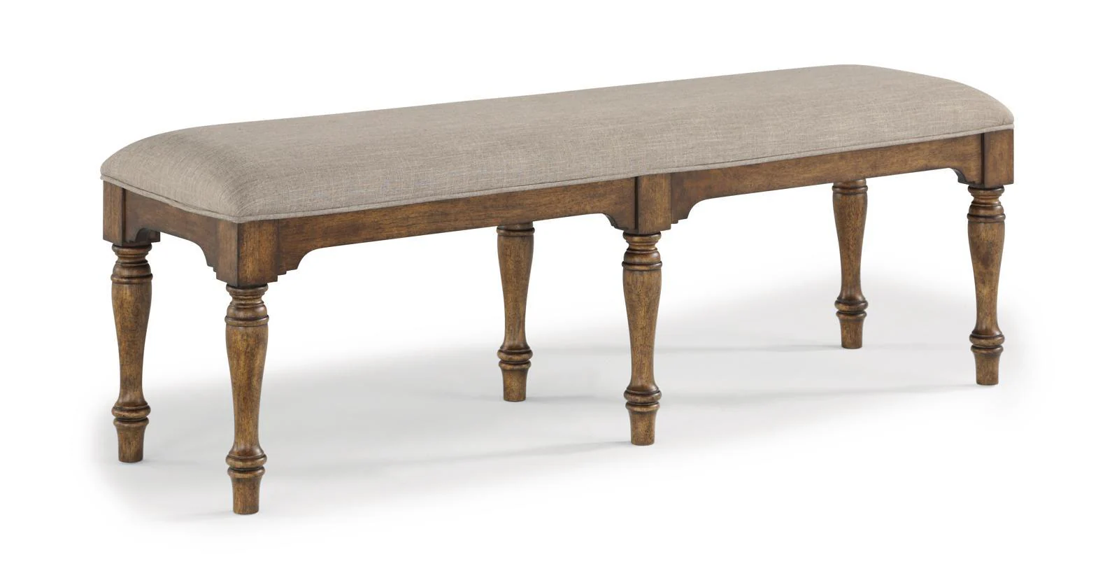 Flexsteel Wynwood Plymouth Bench in Brown