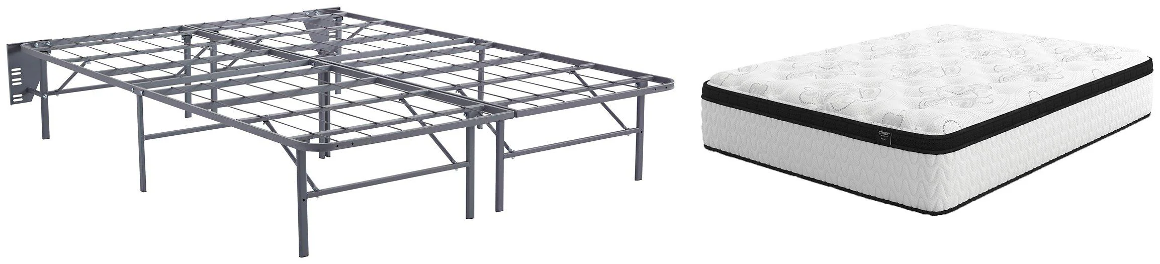 Chime 12 Inch Hybrid 2-Piece Mattress Package