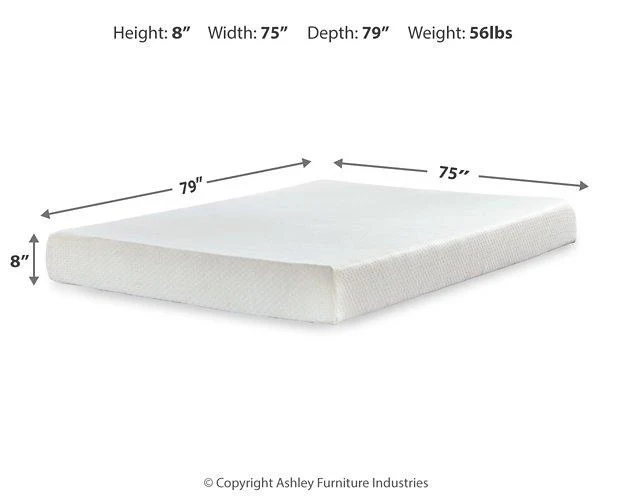 Chime 8 Inch Memory Foam Mattress in a Box